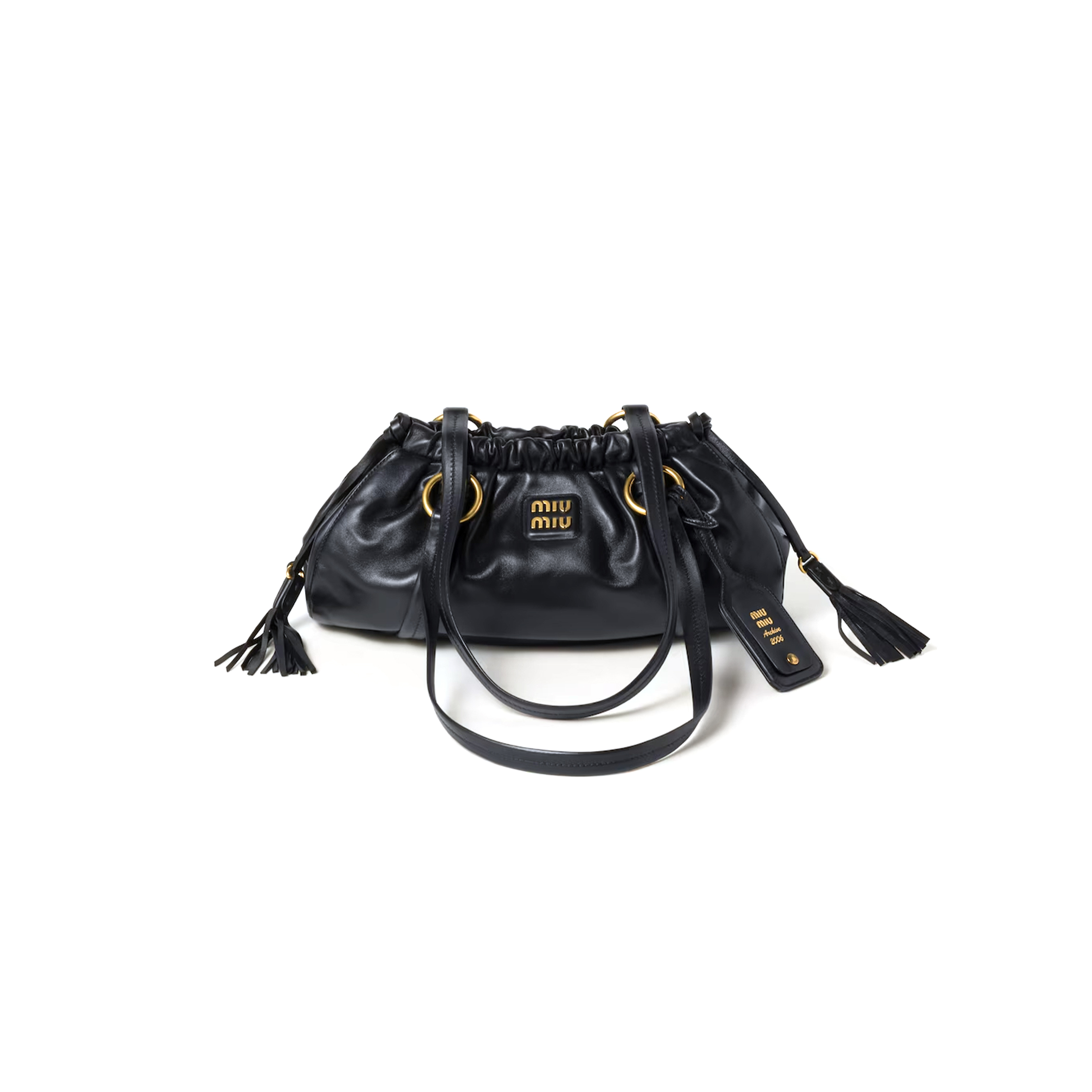 MIU MIU JOIE NAPPA LEATHER BAG 5BG306 (32*16*10.5cm)